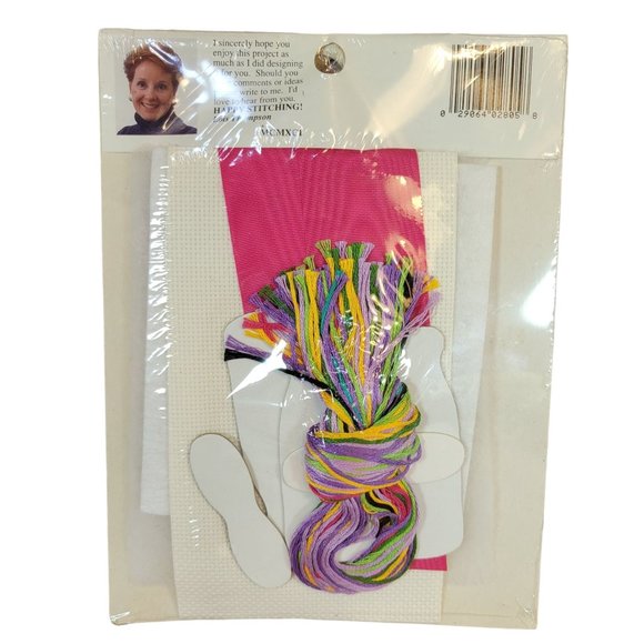 NEW Book Mates Designs For The Needle Cross Stitch Kit 2805 Hippo Alligator - Picture 2 of 3